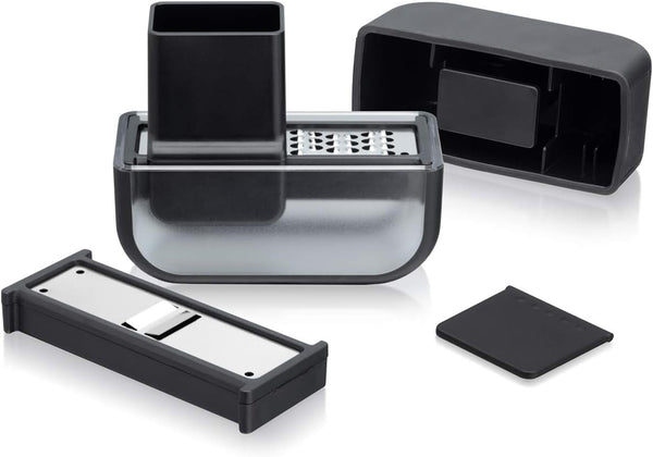 Microplane Garlic Mincer and Slicer Set in Black