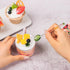 6PCS Colorful Tea Spoons, Long Handle Stirring Spoons for Home Kitchen Glassware