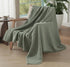 KyraHome 100% 60"x80", Summer, Organic Cotton Throw Blankets, Plant Dyed, Lightweight Warm, Gauze Soft Muslin Blankets