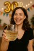 1990 30th Birthday Gift for Women and Men, Funny Wine Glass - 30 Year Old Party Supplies for Him, Her - 15oz