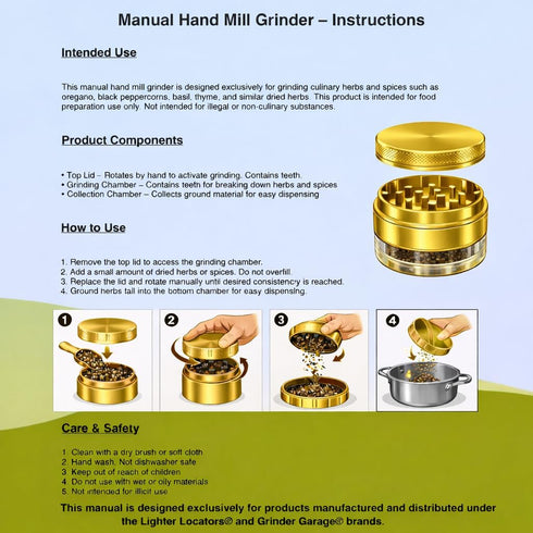 2.5 inch 2.5 Inches 3 Inches) Spice Grinder. herb grinder with jar attached. Jar offers a larger storage capacity.