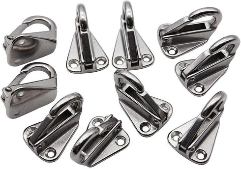 Spring Snap Attach Rope Hook - Stainless Steel 316 Fender Spring Hook for Marine Clothes Boat Hardware Accessories