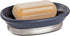 iDesign Ceramic and Steel Bar Holder, The York Collection Soap Dish, Matte