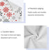 Dussdil Set 3 Winter White Red Snowflakes Bathroom Towel of Pcs Christmas Snow Flakes Bath Hand Towels Face Towel