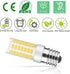 TAIYALOO E17 LED Bulb Dimmable - 5W Microwave Oven Bulb, 40W Halogen Replacement, Natural White 4000K (2 Pack).