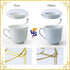 TATSUMI 20 Set set Set,Tea Set Pieces Porcelain Tea With Metal Holder, European Ceramic tea for adults,Flower Tea