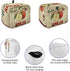 Toaster Dust Cover with Pockets, Tasty Apples 5 Cents Vintage Country Style Soft Washable 2 Slice Toaster Cover, Dust-proof Cover for Small Appliance Cover and Fingerprint Protection