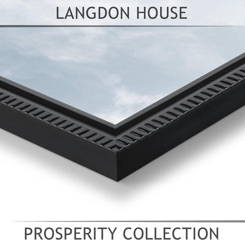 Langdon House 5x7 Picture Frames (Black, 12 Pack), Contemporary Frame Set, Wall Mount or Table Top