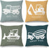 Construction Truck Decor for Toddler Boys Room - Bedroom Playroom Nursery, Truck