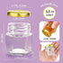 60 Pcs Small Glass Containers with Airtight Lids - 1.5 oz Mini Honey Jars for DIY Gifts