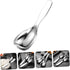 Serving Spoon, Metal Appetizer Spoons, Stainless Steel Serving Utensils, Non Stick Rice Scooper for Food Service