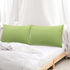 uxcell 2 Pack Soft Microfiber Pillow Cases Set with Zipper - King Size (20"x36"), Sage