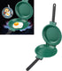 Steel Reversible Non-Stick Pancake Maker Pan, Easy Flip Fry Pan for Fluffy Pancakes, Omelette, Frittata