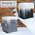 AKEfit Heavy Duty Waterproof Air Conditioner Cover for Outside, Durable Oxford Fabric, Veranda AC Protector - Grey