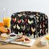 2 Slice Toaster Cover, Farm Chicken Rooster Design, Dust Protection with Hang Loop, Easy to Store (14x14") 2PCS