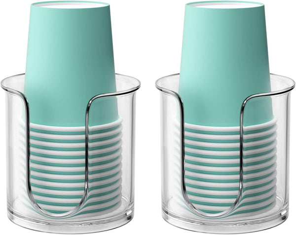 Bathroom Cup Dispenser,Small Disposable Paper Cup Holder,Compact Mouthwash Cups Holder PC Cup