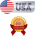 60 It's a Boy Blue Baby Shower Miniatures Candy Bar Wrapper and Stickers Decorations, Made in USA (Candy Not Included)