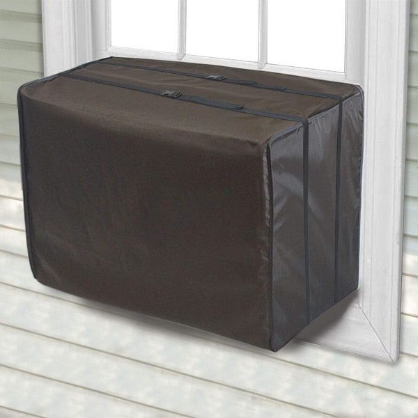 Jeacent Window Air Conditioner Covers for Outside, Bottom Covered, 25.5Wx21Dx17.5H