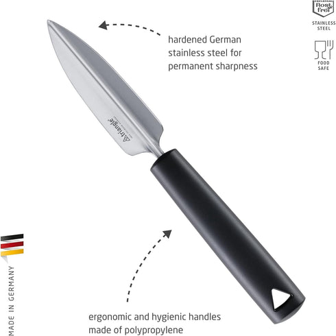 triangle Fruit Decorator - V-Shaped Stainless Steel Blade to Cut & Decorate Fruits - GreenGrip Handle