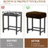 Levoberg Counter Counter Set 4 Bar Stool Cover Rectangle Stretch Height Barstool Slipcovers Rectangular Vanity Stool