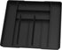 Simple Houseware Expandable Kitchen Drawer Flatware Organizer in Black