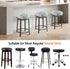 Levoberg 4 Pack 13-20inch #5 Stool Cover Round Printed Bar Stool Seat Slipcover Stretch Rolling Stool Cover