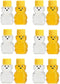 Cufarys 12 Pack Honey Bear Bottle 2oz Bear Shape Clear Empty Honey Bottles