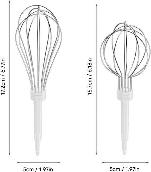 Electric Egg Beater, Handheld Mixer with 3 Speed for Dough, Eggs, Batter, and Cream