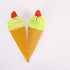 2PCS Simulated Artificial Ice Cream Decor Fake Dessert Display Fake Dessert Models Food Display for Bakery Photography