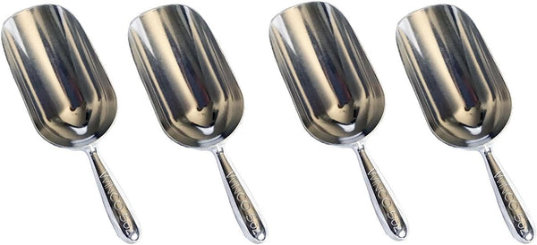 Winco 4 Pack 5 Oz. Aluminum Multi-Purpose Scoop, Commercial Grade Quality