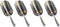 Winco 4 Pack 5 Oz. Aluminum Multi-Purpose Scoop, Commercial Grade Quality