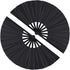 2 Pack Large Folding Hand Fan, Nylon-Cloth Vintage Retro Fabric Fans for Men/Women, Dance, Performance, Gift