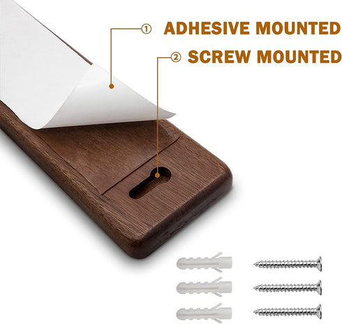 Knife Magnetic Strip, Acacia Wood Powerful Magnetic Knife Holder for Wall - 10 Inch Home Organizer