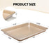 Quarter Sheet Pan, Non-Stick Baking Sheet, Cookie Sheets with Square Texture Pattern, Thicker Carbon Steel Baking Tray