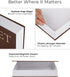 Set 2 Upgraded Decorative Books for Home Decor - Coffee Table Faux Books for Decoration, Linen Fake Book Storage Box