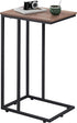 WLIVE C Shaped End Table, Small Side Tables for Sofa and Bed,