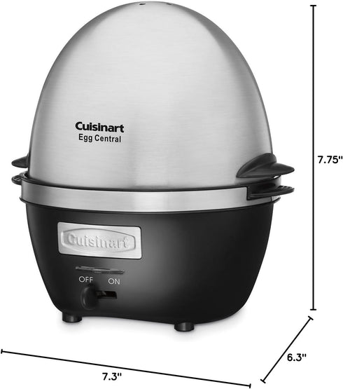 CEC-10 Cuisinart Egg Central Egg Cooker, Brushed Stainless Steel
