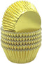 Shiny Gold Foil Cupcake Liners, Standard Paper Baking Cups for Wedding and Party, 120-Count