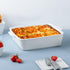Casserole Dishes for Oven, 10'' Square Baking Dish, 2 Pack Ceramic Bakeware Sets with Handles