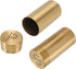 CHICIRIS Salt and Pepper Shaker, 2 Packs Stainless Steel Spice Shaker Gold Salt Container with Fine Mesh, Small Kitchen