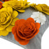 Handmade 3D Flower Decorative Throw Pillow Cover, Stereo Floral Cushion Cover for Sofa Home Decor, 12 X 20 Inches