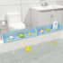 4 1Pack, Roslim Bathtub Splash Guard for Tub - Silicone Water Splash Guard with Suction Cups, Bath Toy Holder, Bathtub