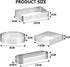 Guowall Stainless Steel Cake Ring, Multi Shaped Pastry Food Ring, Nonstick DIY Baking Tools - 8pcs