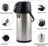 3L/102 Oz Thermal Airpot Coffee Dispenser with Pump, Insulated Stainless Steel Carafe for Hot/Cold Water and Coffee