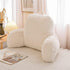 Btargot Reading Pillow Bed Wedge Large Adult Backrest Lounge Cushion with Arms