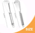 Fruit Carving Knife, 2 Pack Fruit Cutter, Stainless Steel Vegetable Carving Tools, Triangular Shape DIY Carving Knives for Home Kitchen Platter Tray Decoration(Silver) by Klyuqoz