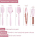 Set Collfa Rose Gold And Pink Kitchen Utensil Small Five-Piece Mini Silicone Kids Kitchen Tools Whisk Spatula Tongs