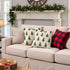 18x18 Set 2, Christmas Pillow Covers of Modern Farmhouse Xmas Holiday Throw Pillow Cases Decoration for Sofa Couch
