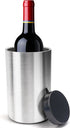 Stainless Steel Wine Bottle Chiller, Cooler Bucket with Ice Pack for White Wine & Champagne, Perfect Accessories for
