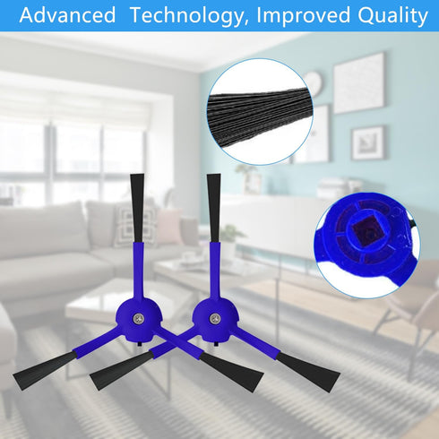 Replacement Brush Set for E-ufy RoboVac X8 Series Robotic Vacuum Cleaner Accessories